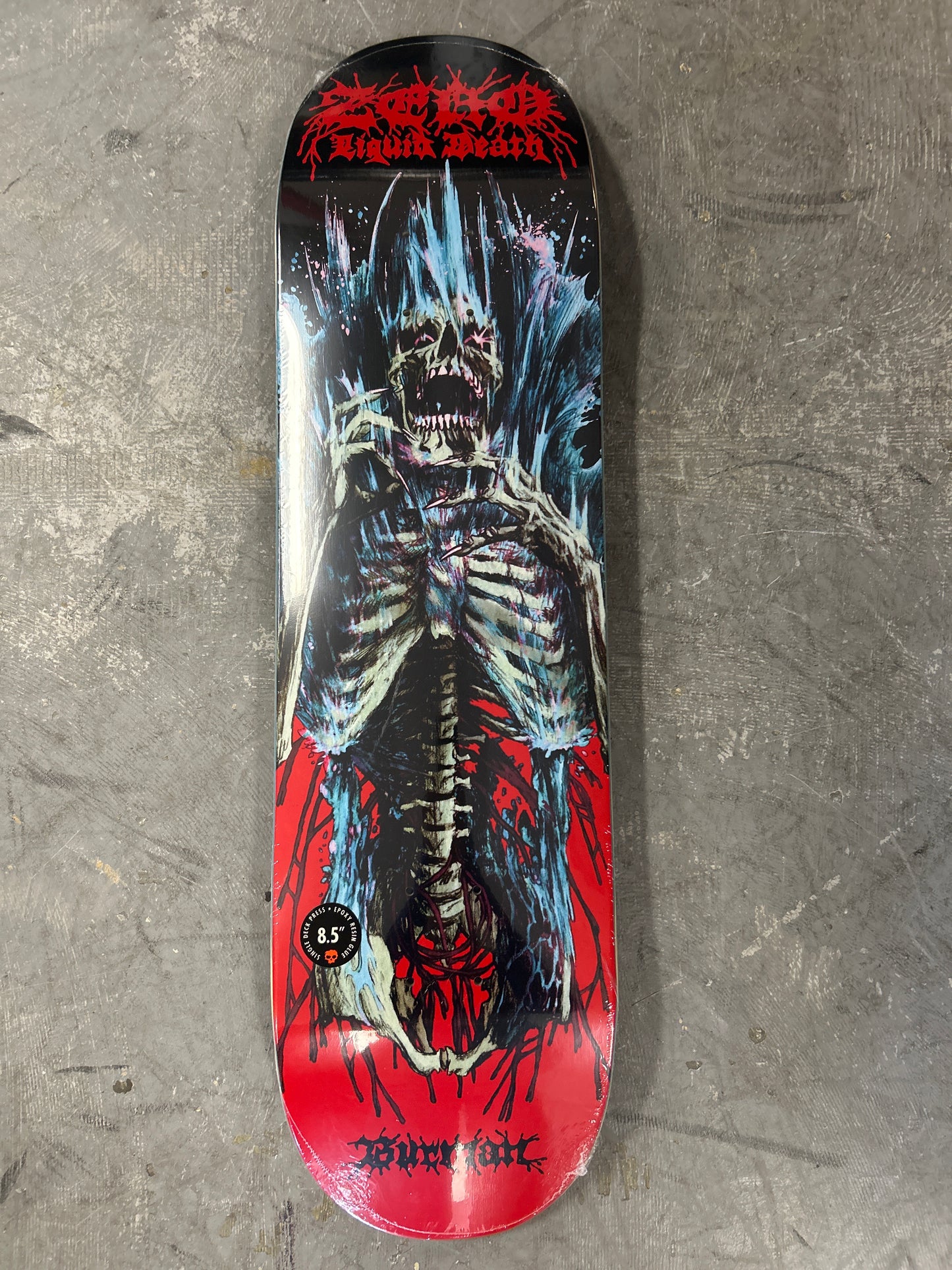 Zero 8.5 Liquid Death Burman Deck