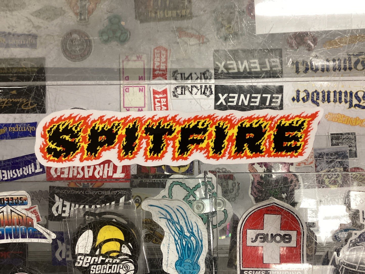 Spitfire sticker Flame 8”
