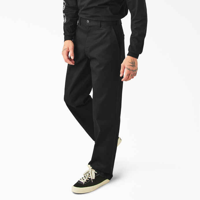 Dickies x Spitfire Flannel Cuff Pants Black