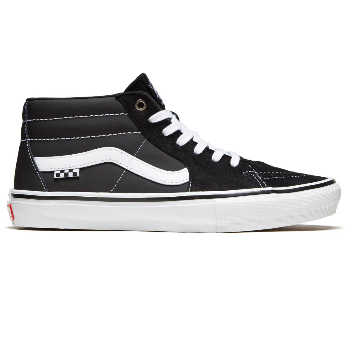 Vans Skate Grosso Mid Black/White/Emo Leather Shoe