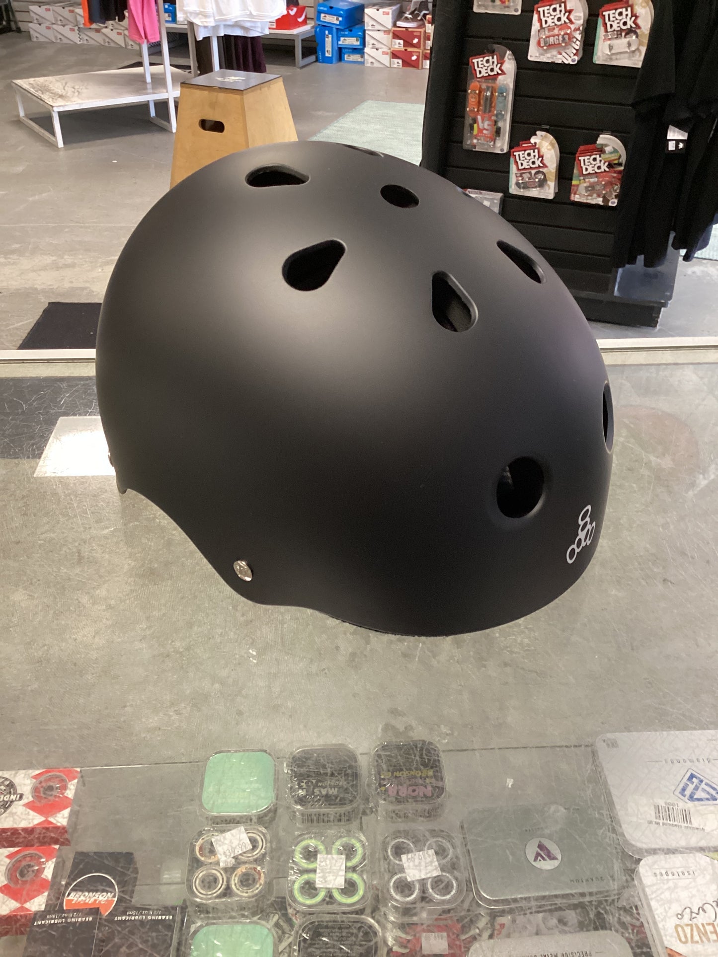 Triple Eight Matte Black Helmet XL