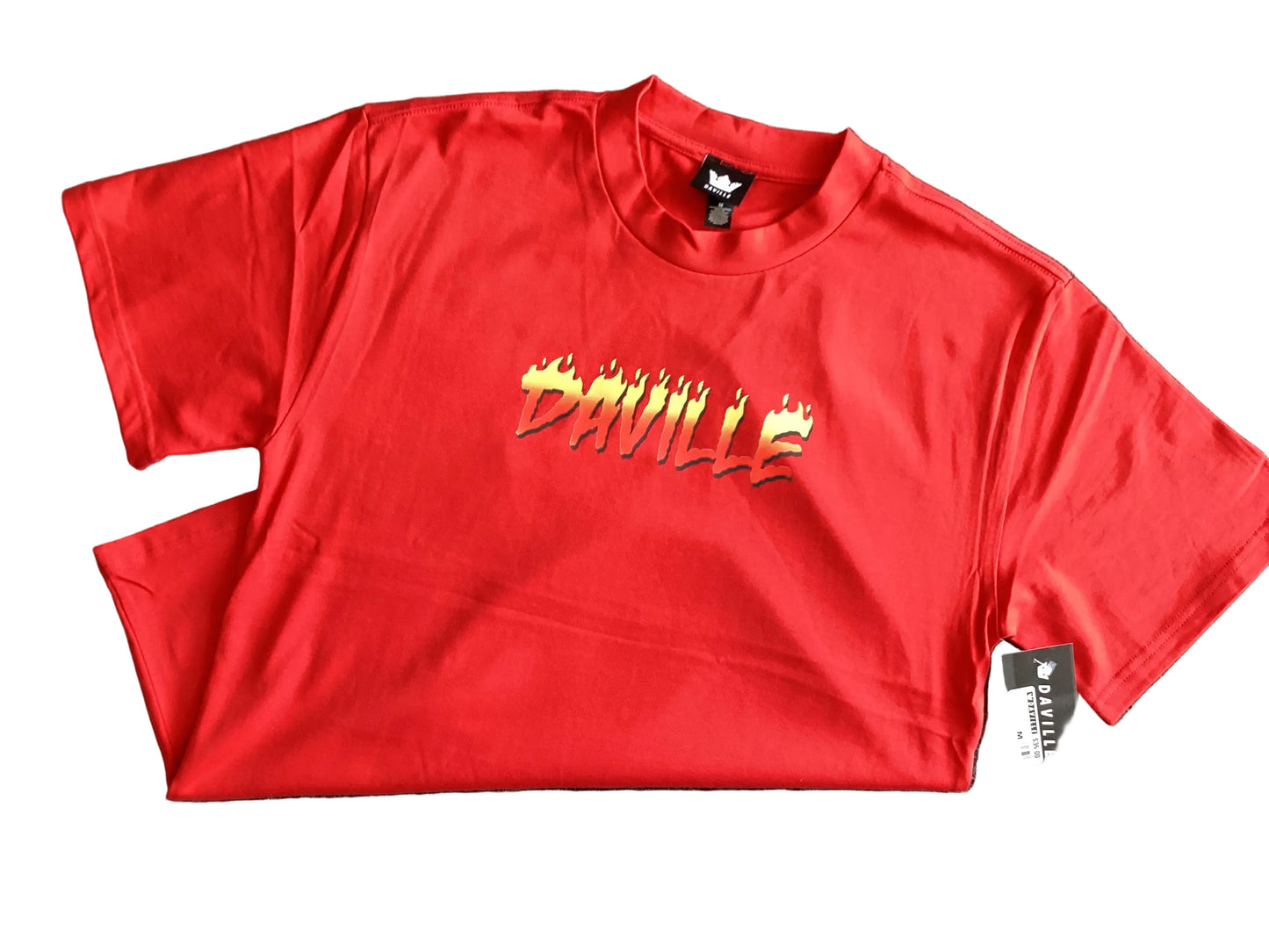 Daville x AS Colour S/S Heavyweight Boxy Fit Shirt Flame Red