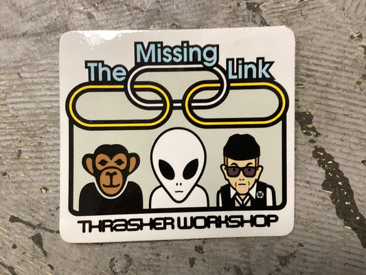 Alien Workshop X Thrasher sticker missing link