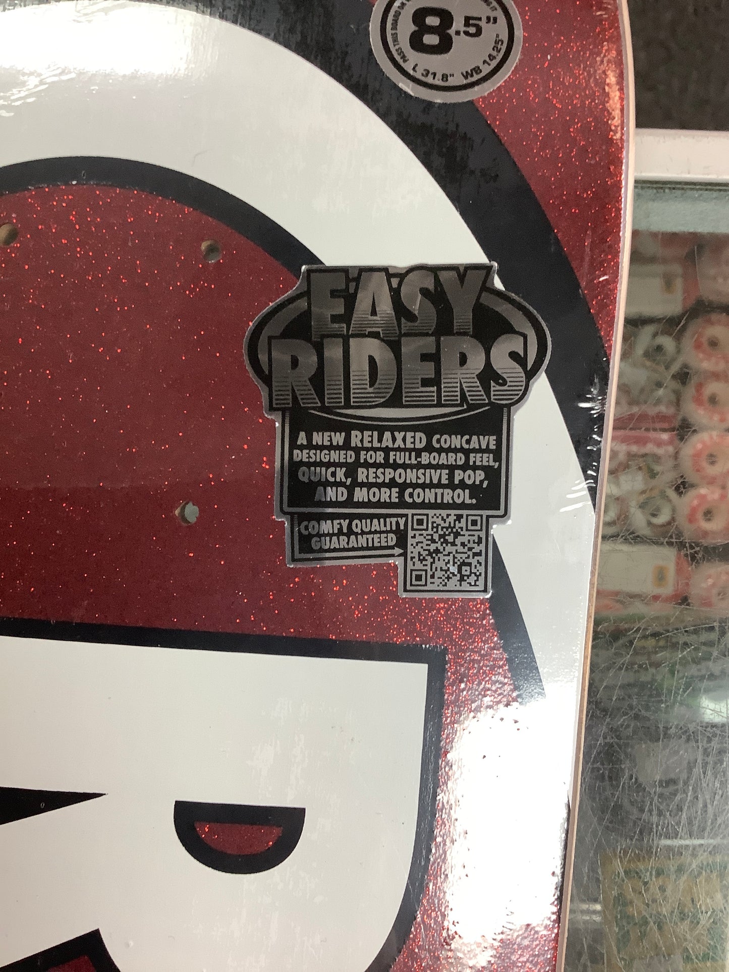 Real 8.5 deck Skateboards Easy Rider red fire 8.5 deck