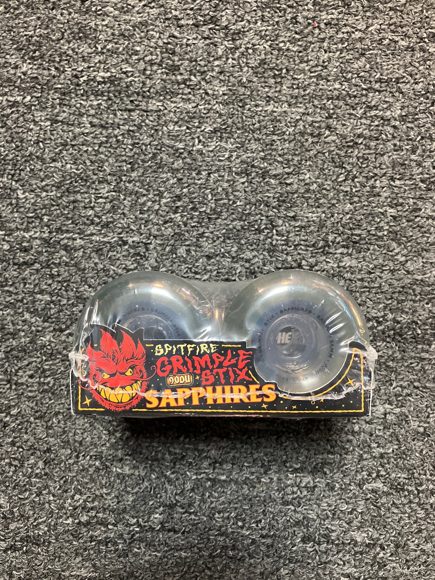 Spitfire Sapphire Grimple Stix 90A 58mm wheels