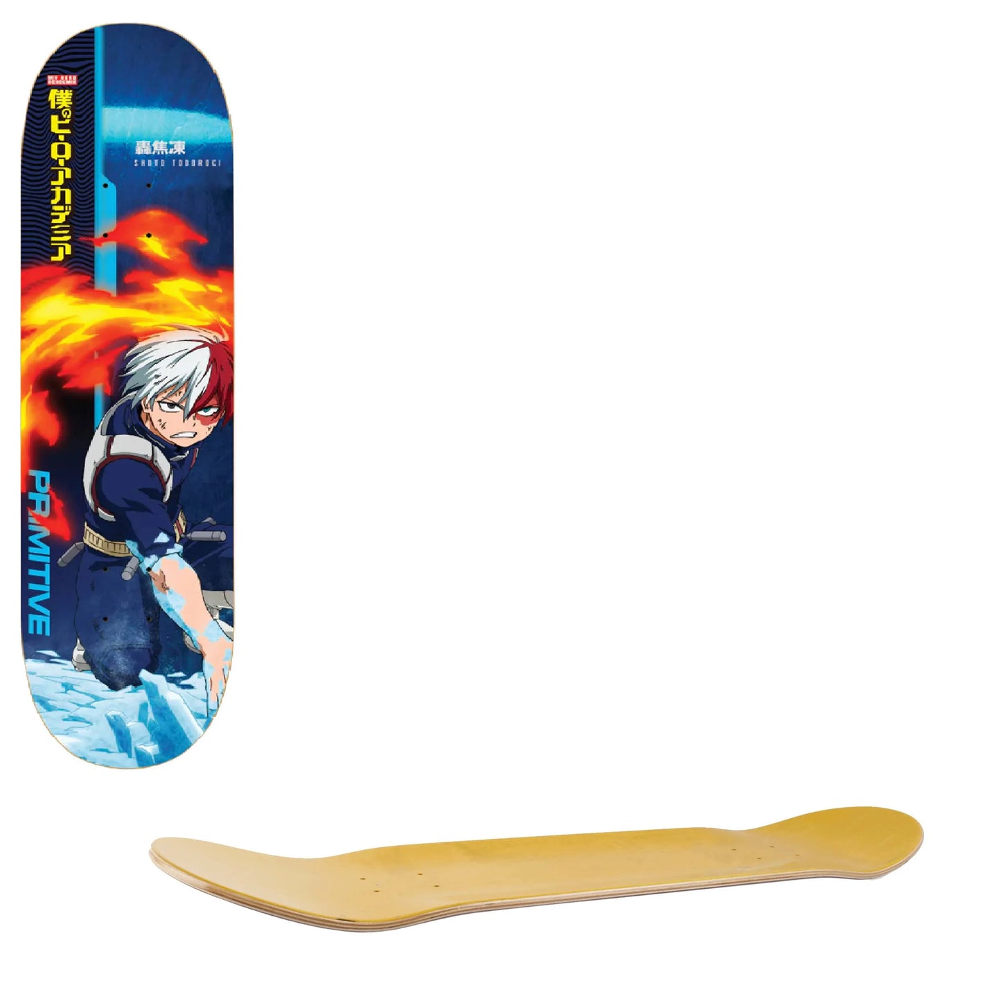Primitive x My Hero Academia Shoto Todorki 8.125" Deck