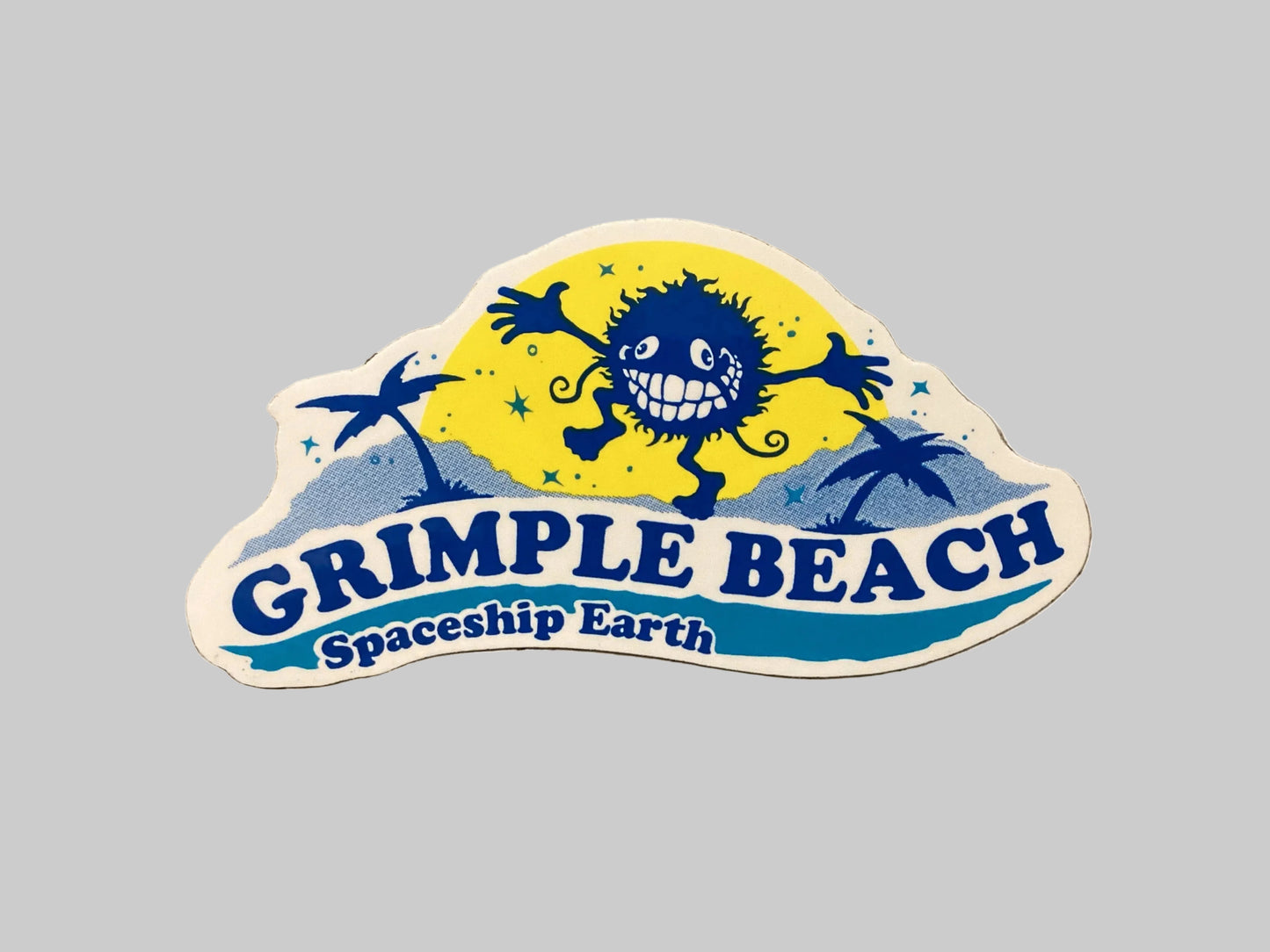 Antihero sticker spaceship earth Grimple beach 5”