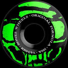 Bones 54mm 100a Original Formula Mummy Wheels Green