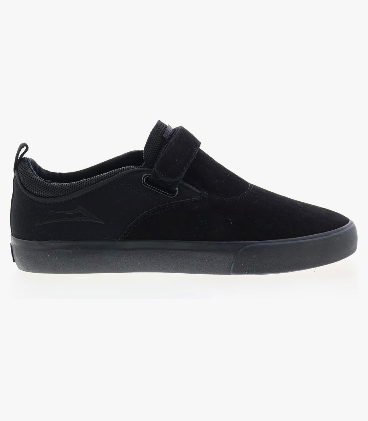 Lakai Riley 2 Skate Shoe Black Suede Velcro