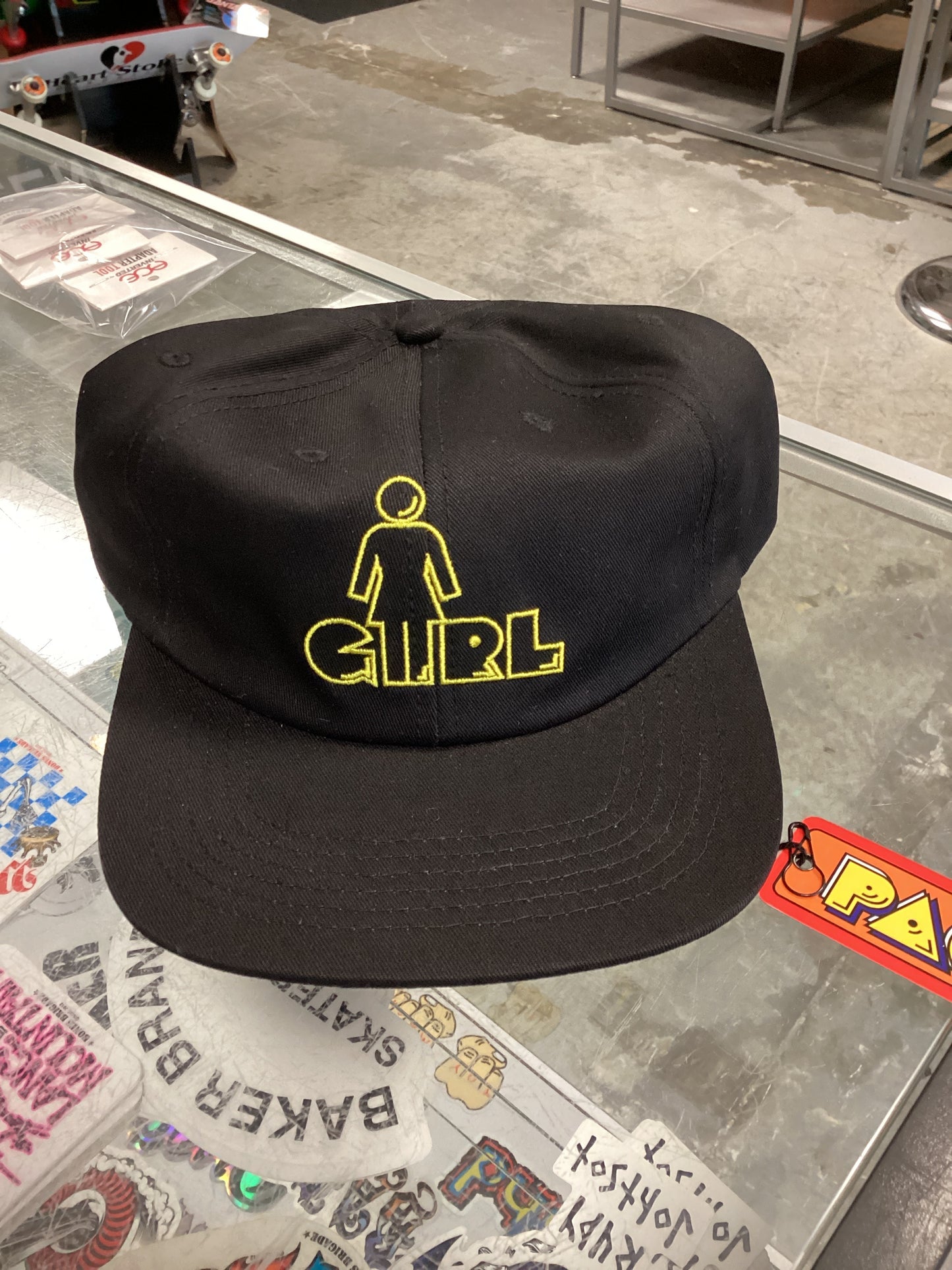 Girl PacMan Embroidered 6 panel Hat