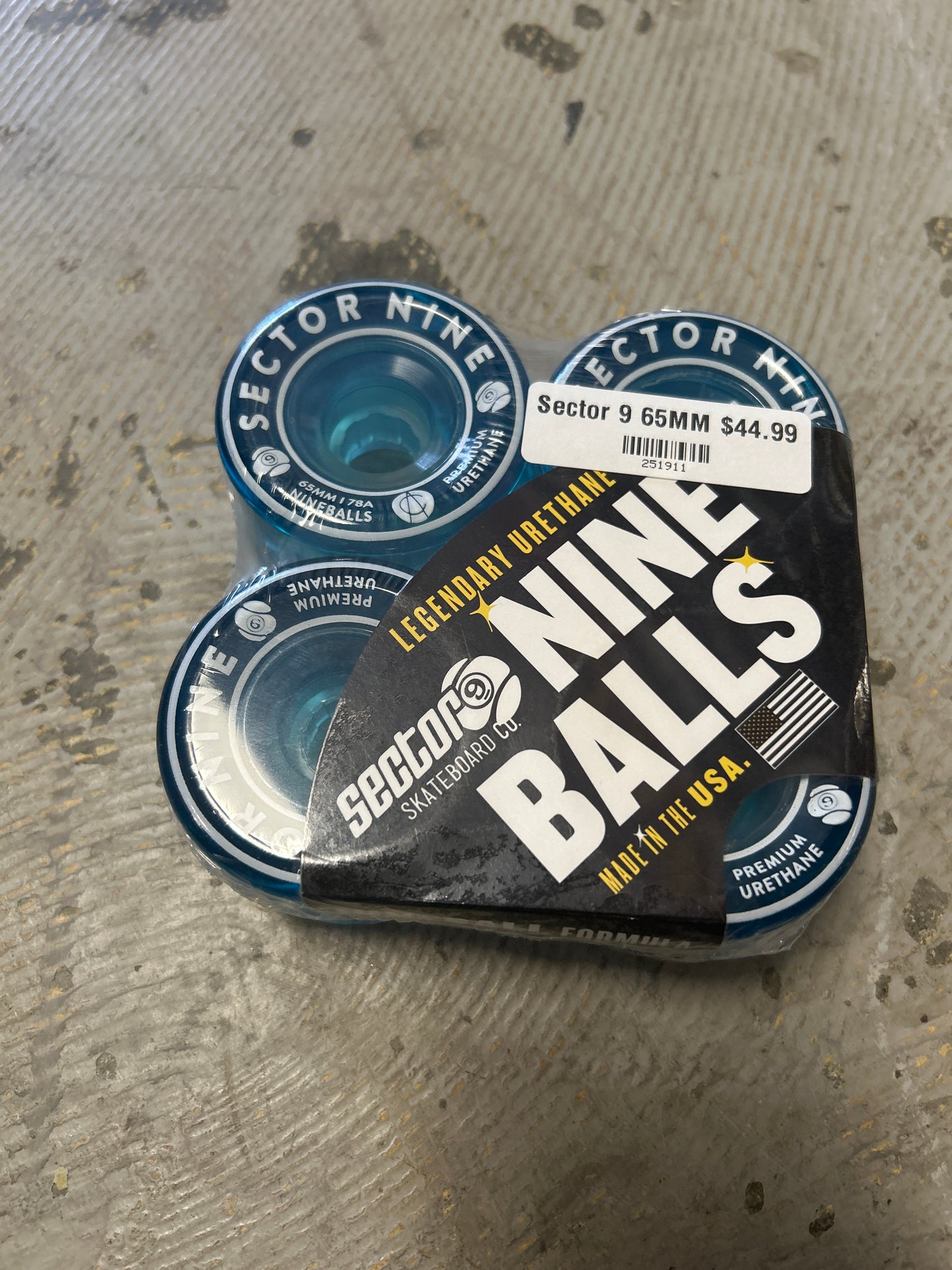 Sector 9 65mm Nine Balls 78a Wheels