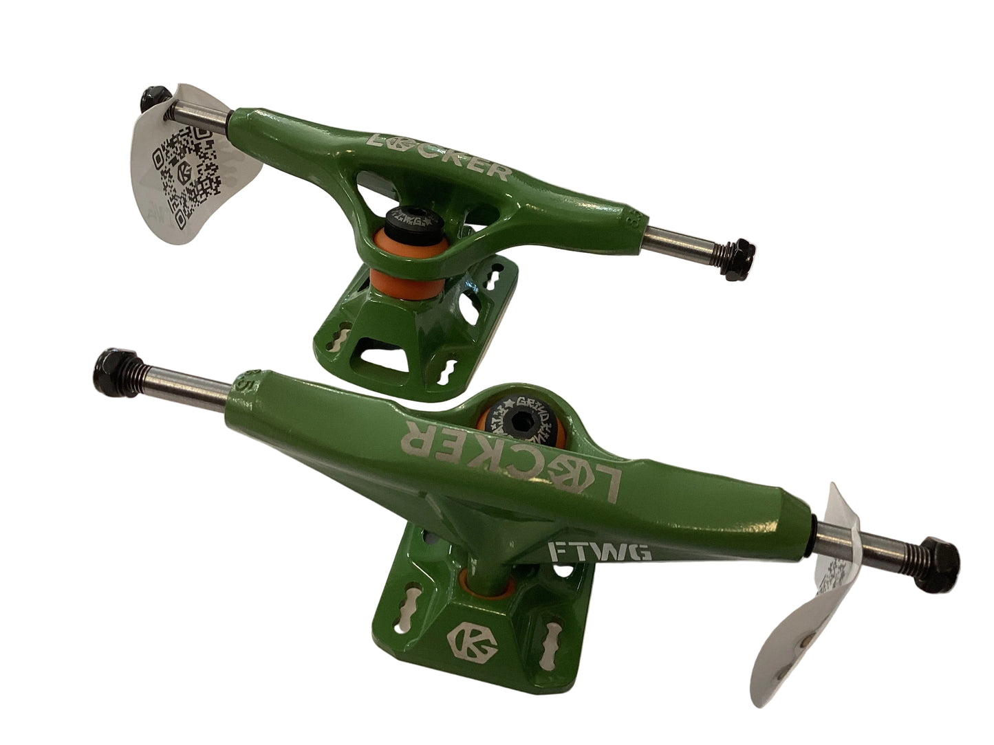 Grind King Skateboard Trucks 8.5 LOCKERS ARMY GREEN