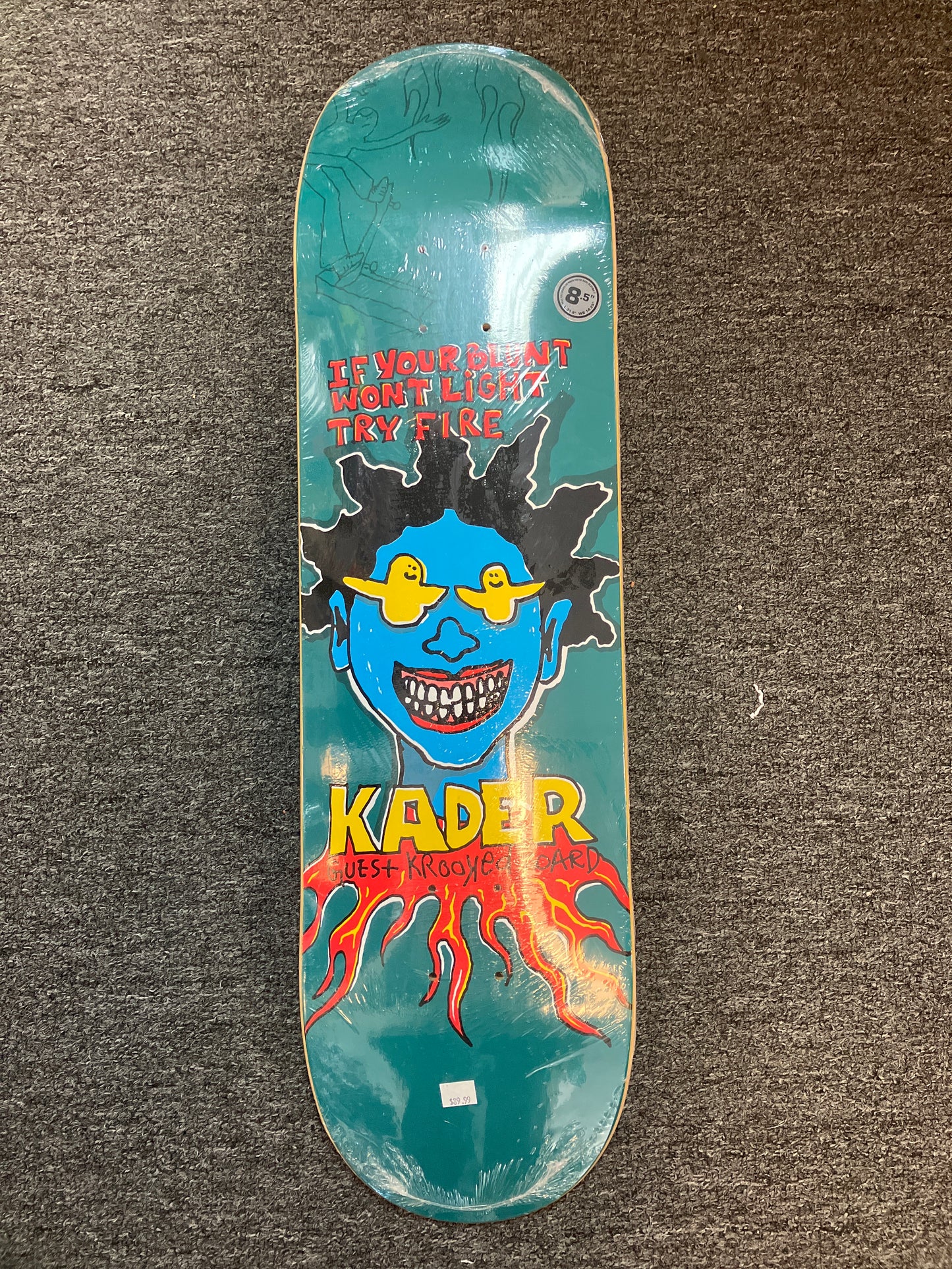 Krooked 8.5 Deck Brd Kader Guest
