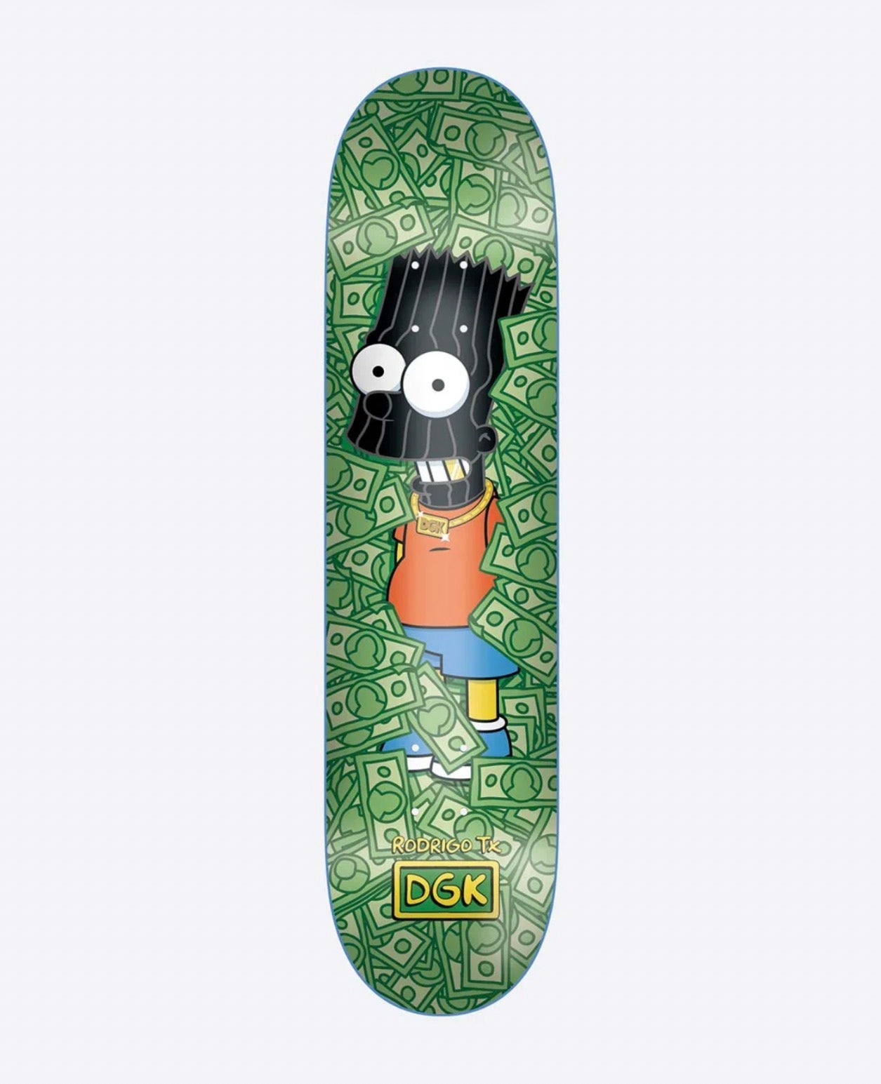 DGK MASKED RODRIGO TX SKATEBOARD DECK 7.75”