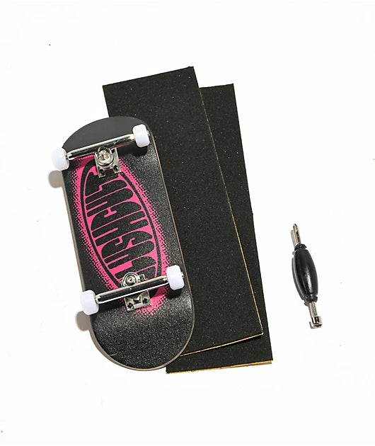 SLUSHCULT GROM SERIES FINGERBOARD COMPLETE - OVER SPRAY (BLACK)