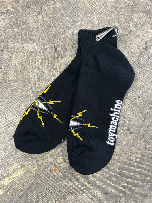 Toy Machine Socks Lightening Eye Crew black