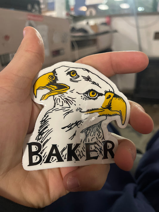 Baker double eagle Sticker