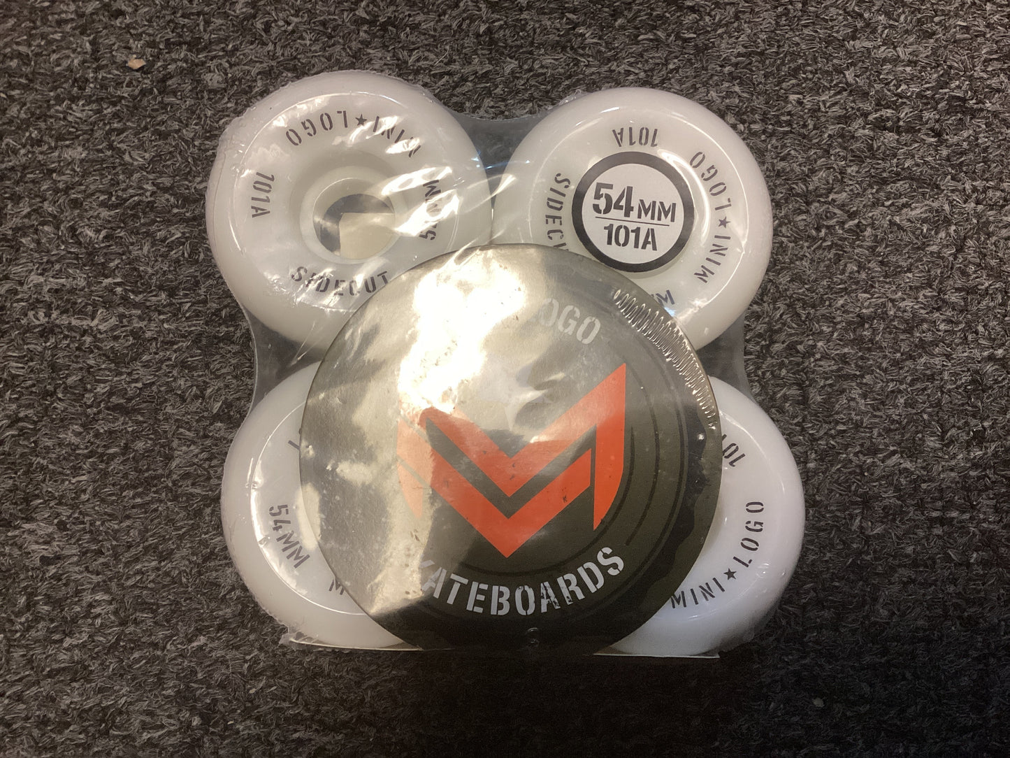 Mini Logo Skateboard Wheels Sidecut “3” 101A 54mm