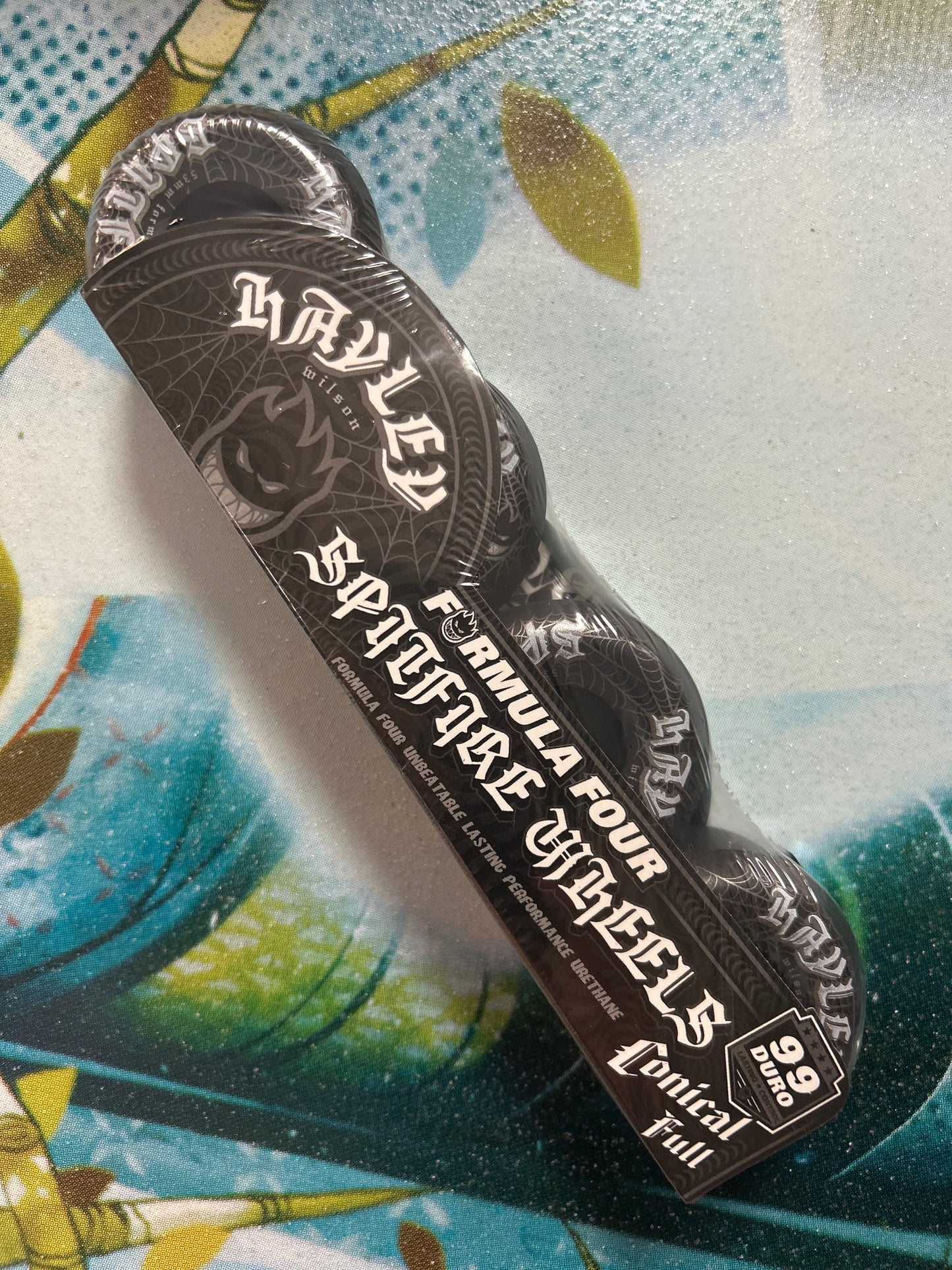 Spitfire 53mm wheels Conical Full Hayley Pro Webbed black 99A