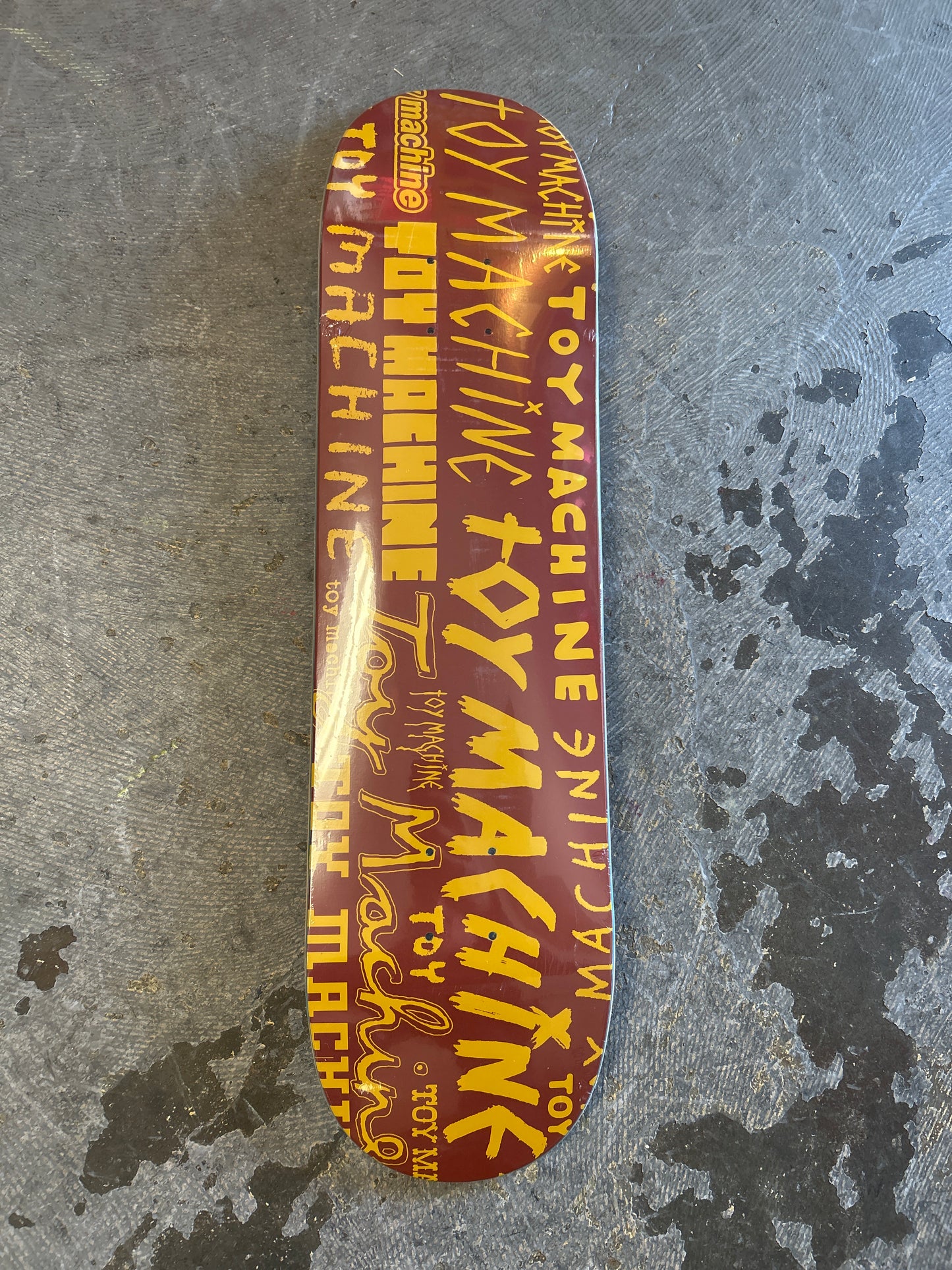 Toy Machine 8.0 Word Marks Red Deck