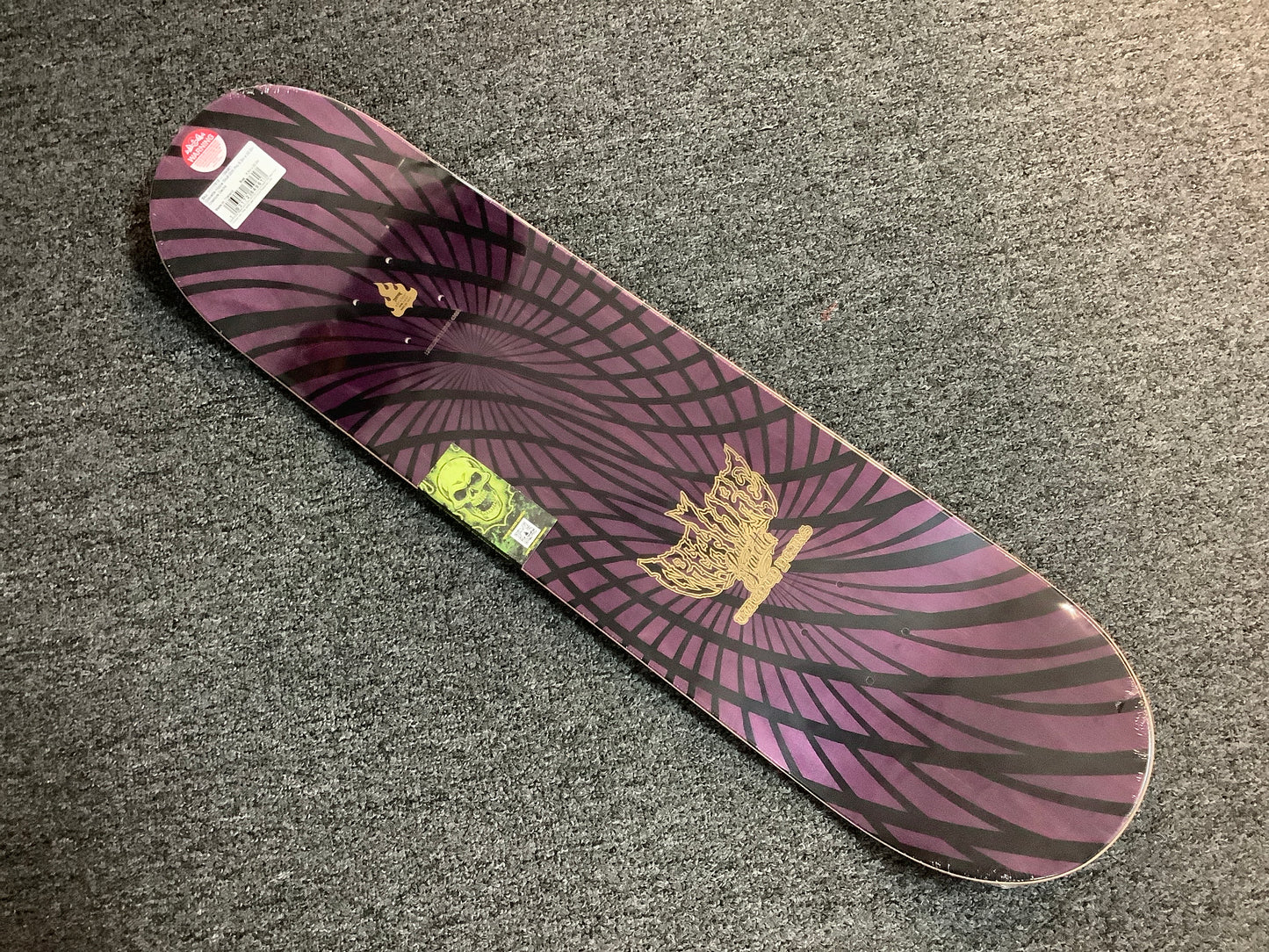 Creature Skateboard Deck Pro Gravette Hippie Skull 20th 8.3” x 32.2”