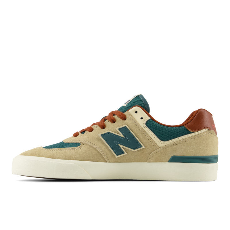 New Balance Numeric 574 Vulc Brown/Green Shoes