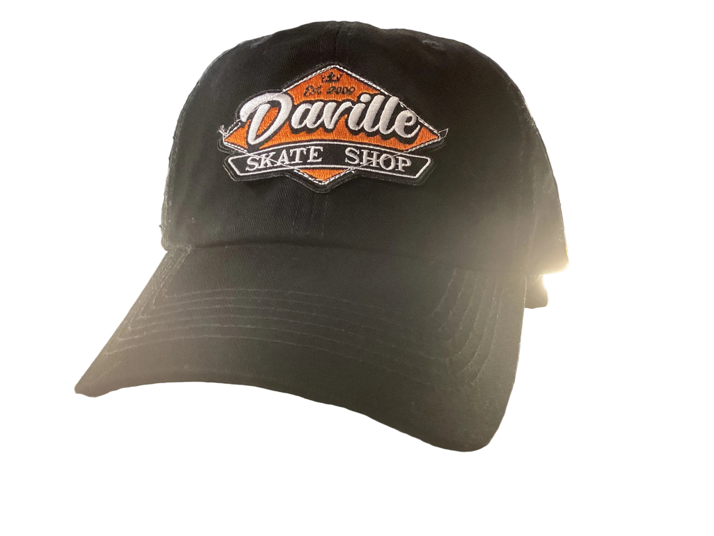 Daville dad hat with buckle strap Diner Logo black