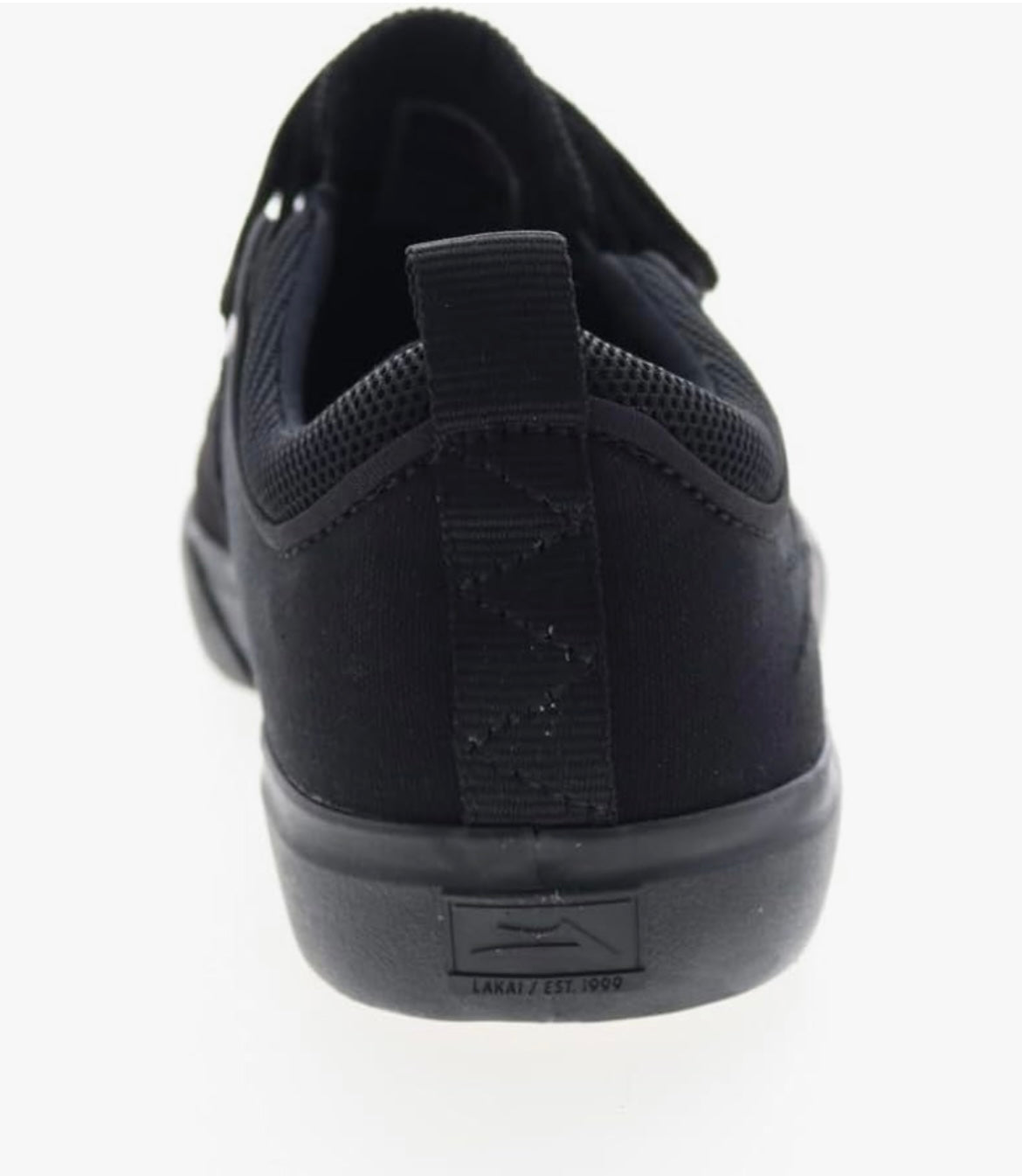 Lakai Riley 2 Skate Shoe Black Suede Velcro