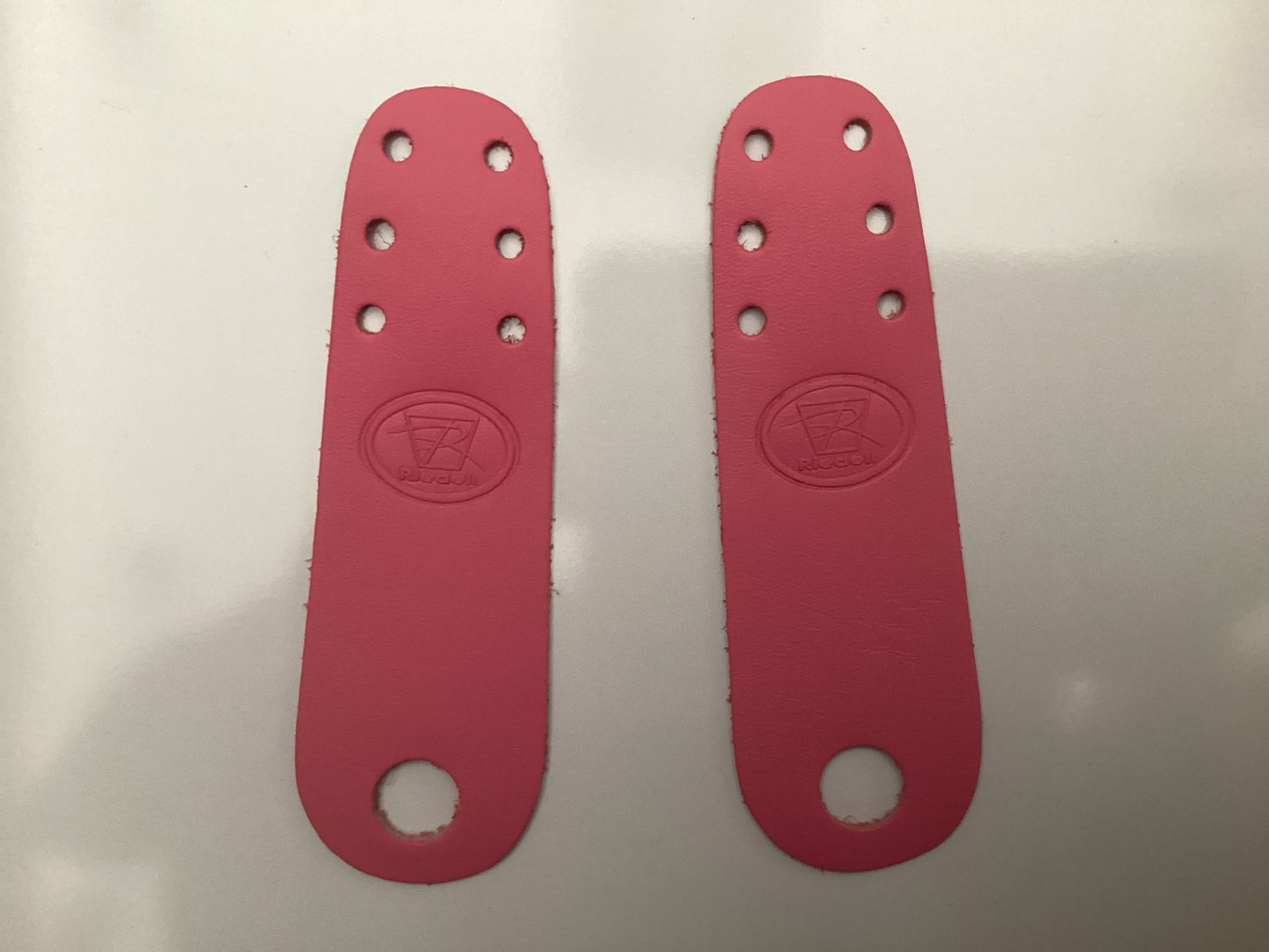 Riedell Toe Guard Leather Hot Pink