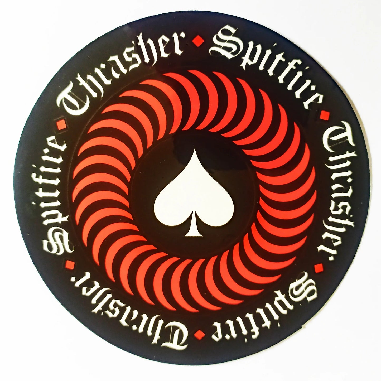 Spitfire X Thrasher Spade Sticker