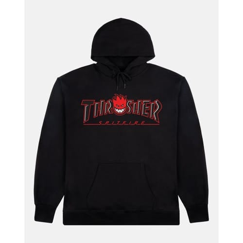 Thrasher X Spitfire Big Head Outline Hoodie