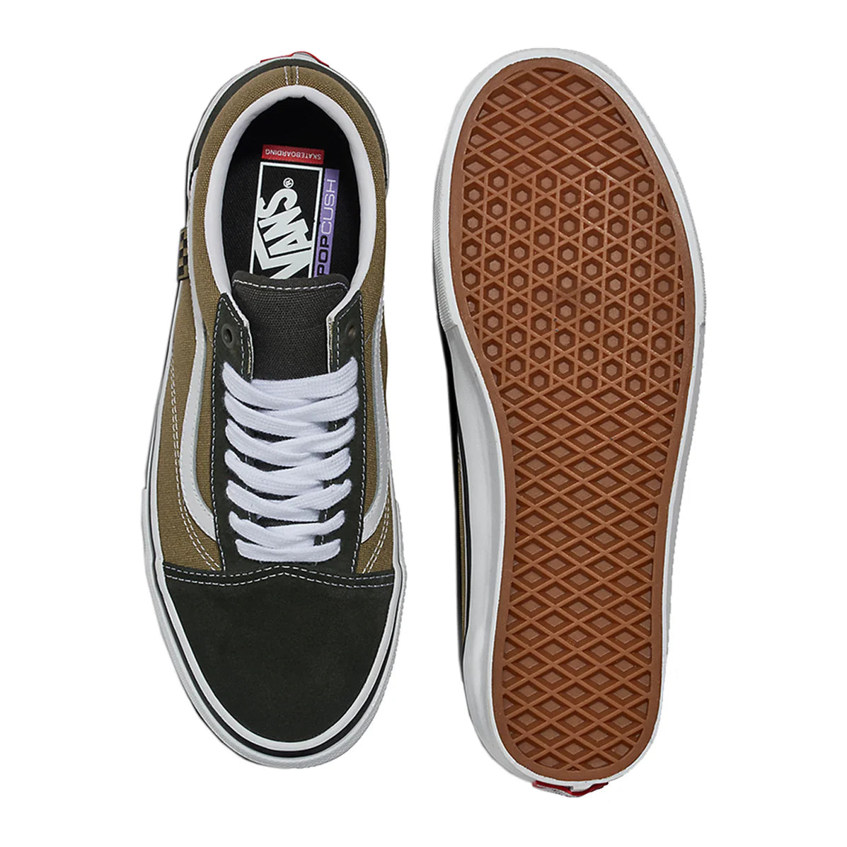 Vans Skate Old Skool Shoes Gothic Olive