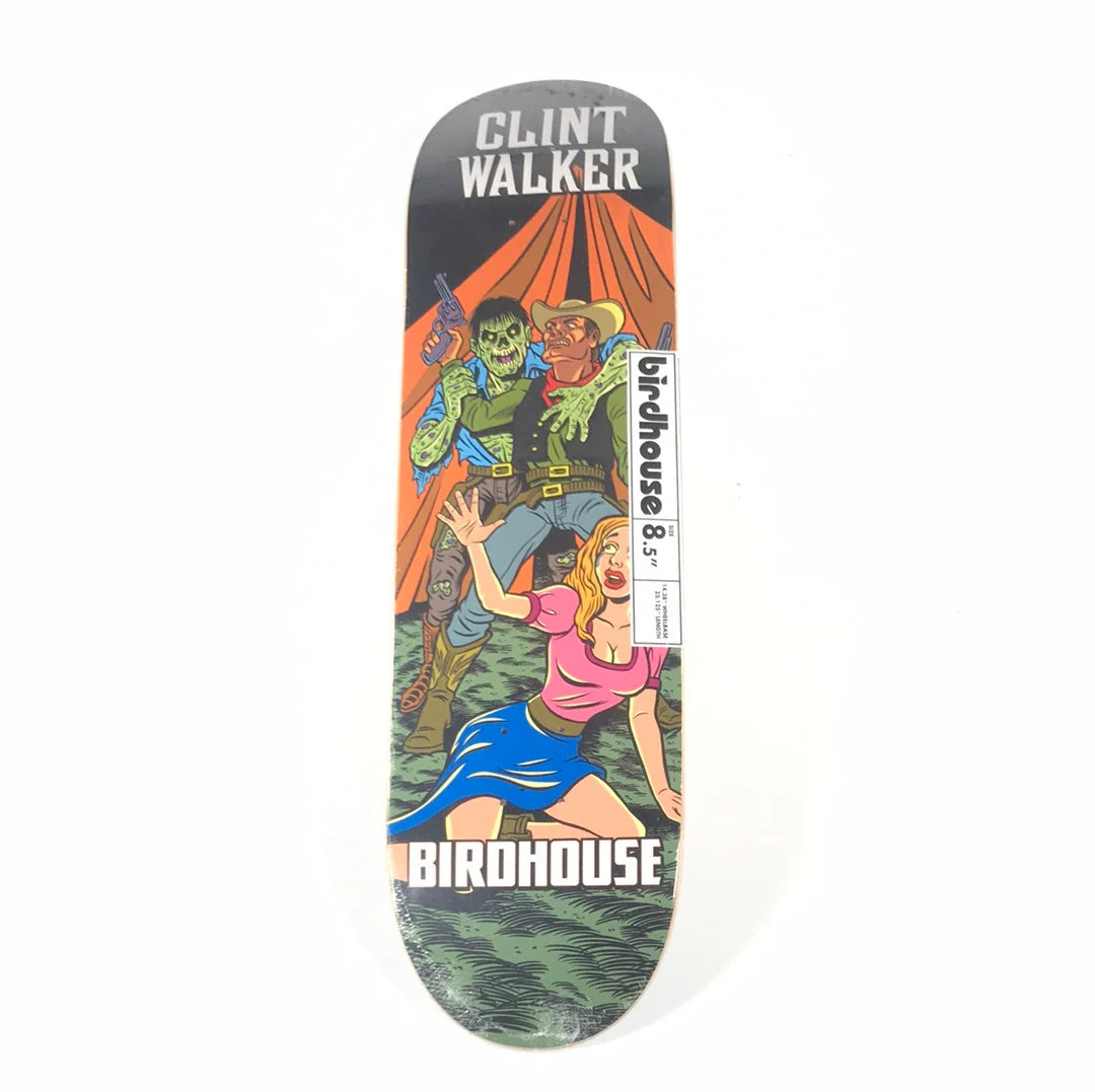 BIRDHOUSE CLINT WALKER MEXIPULP 8.5 SKATEBOARD DECK