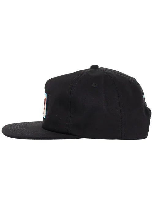 Girl Kuromi Sanrio Friends 5 Panel Snapback Hat