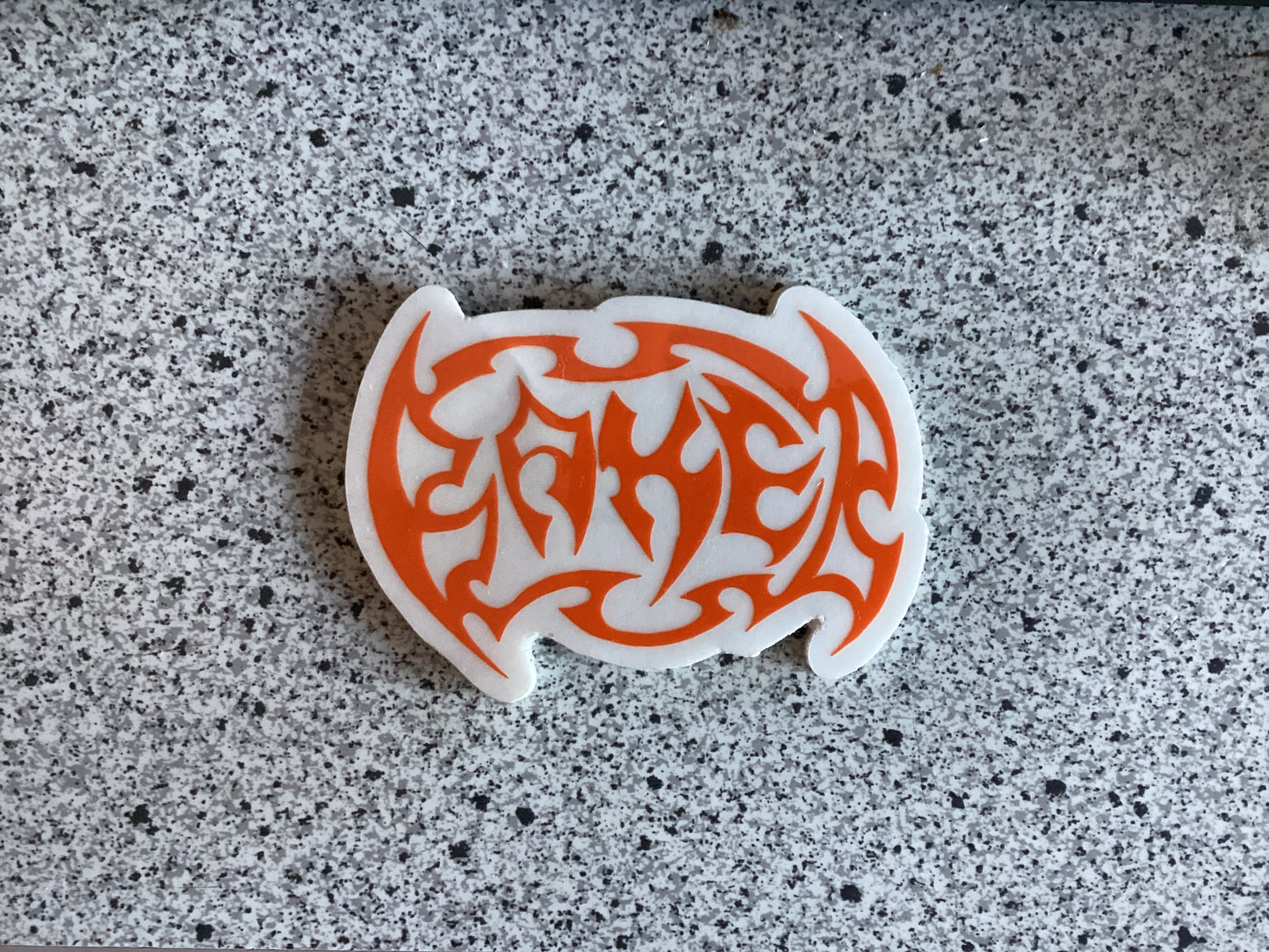 Baker Sticker 3.75” metal