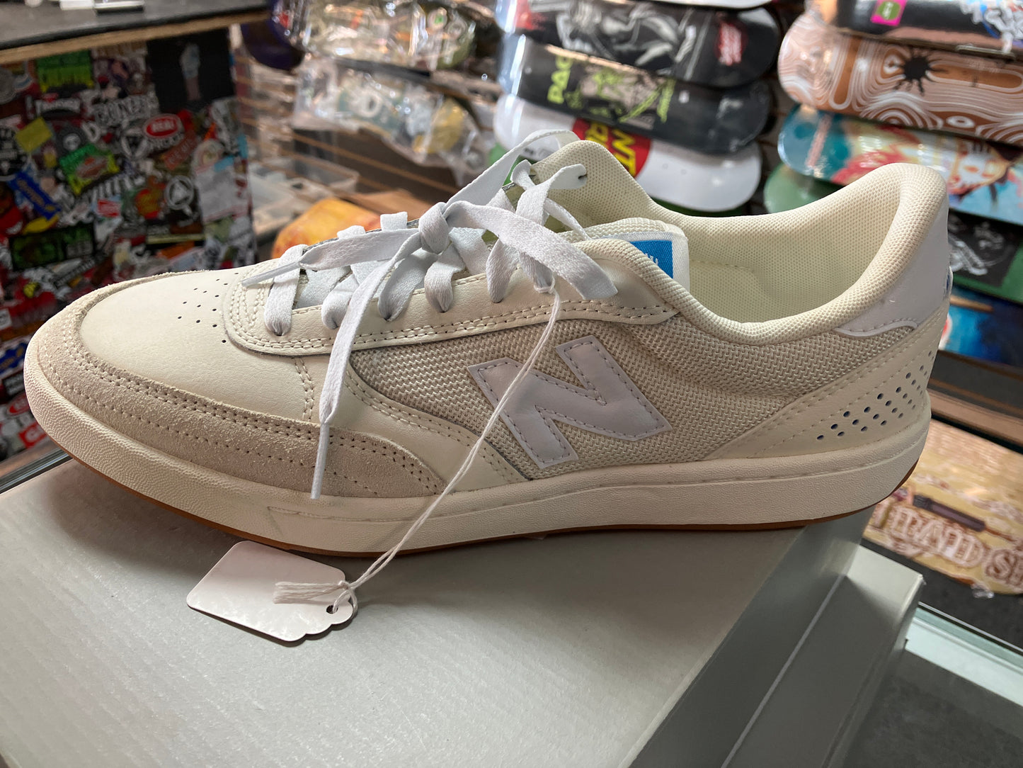 New Balance Numeric 440 Clean White Shoes