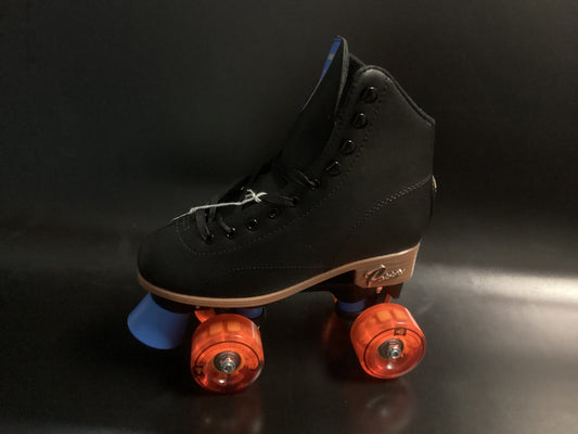 Pacer Comet Roller Skates size 5 black with light up wheels