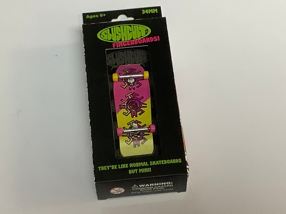SLUSHCULT FINGERBOARD COMPLETED GROM SERIES LOST FOAM GRIPTAPE 34x98 SHAPED DECK