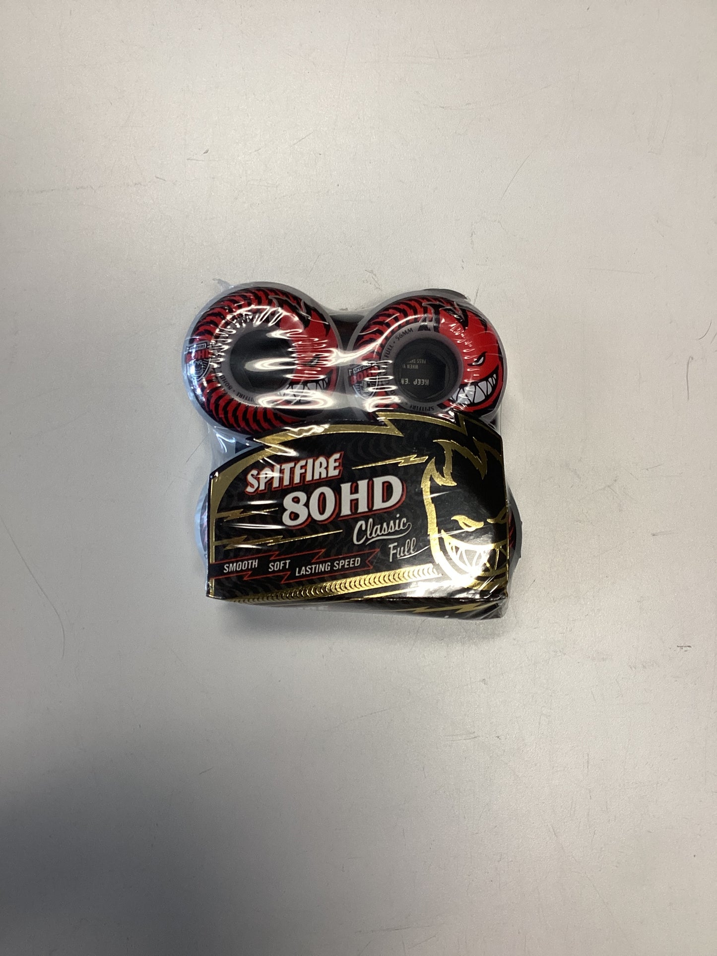 Spitfire 80HD Classic Full 56mm Clear/Red