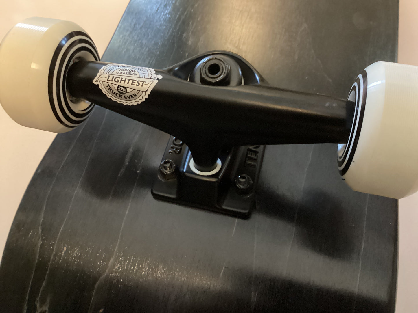 Blank MAG Complete 8.0” black stain Magnesium Tensor Trucks