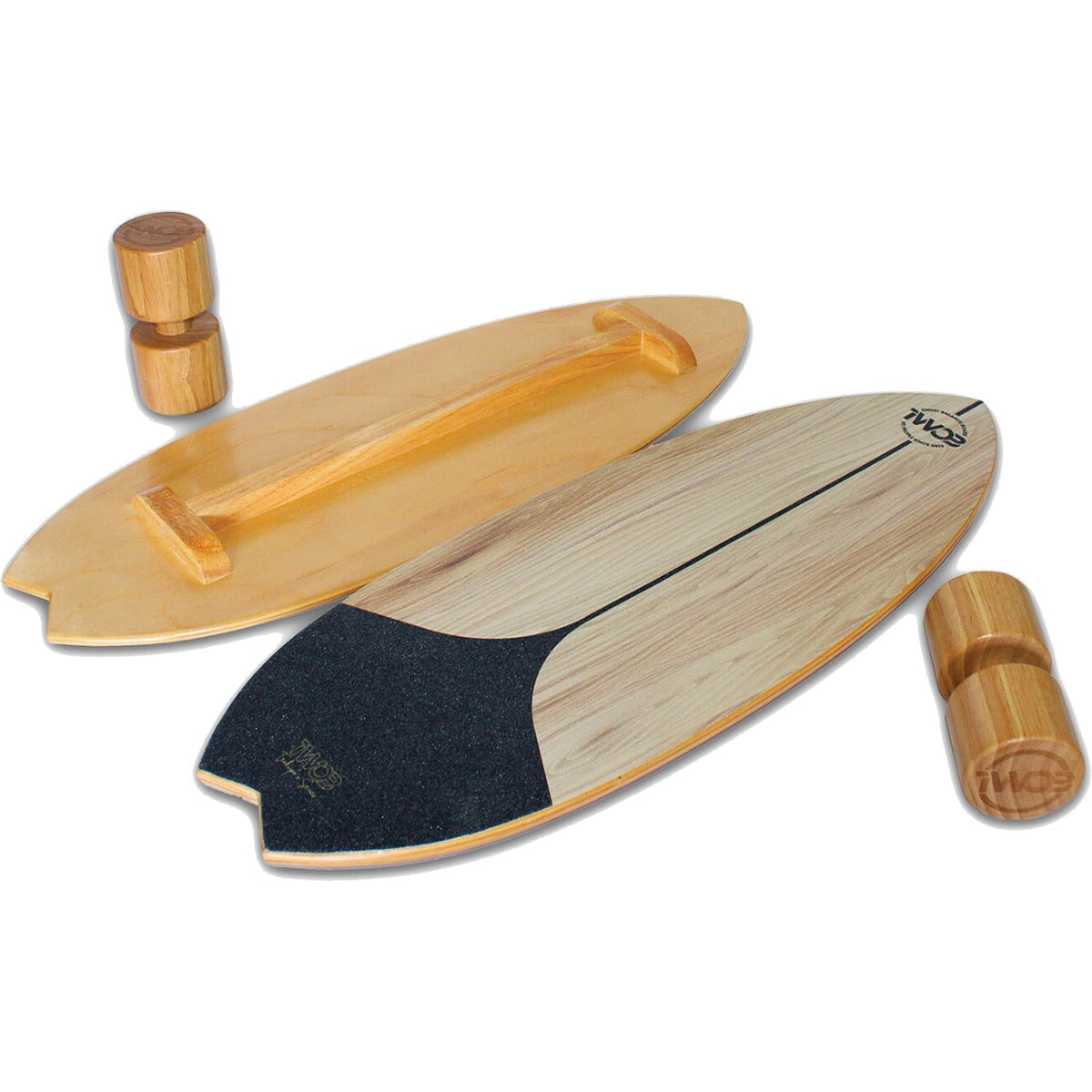 TWOB-Sports Balance Boards Teahupo'o Barrel Natural / Black