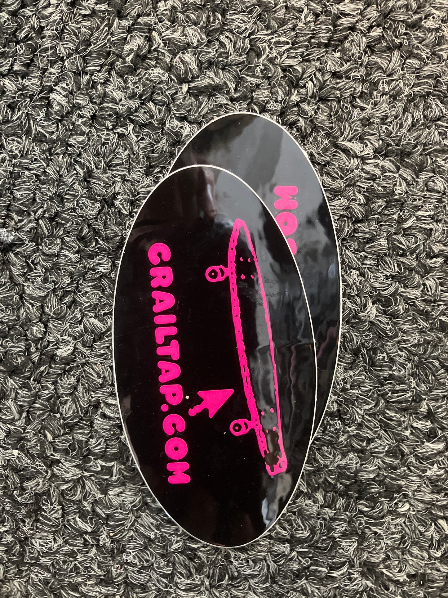 Crailtap Sticker Black