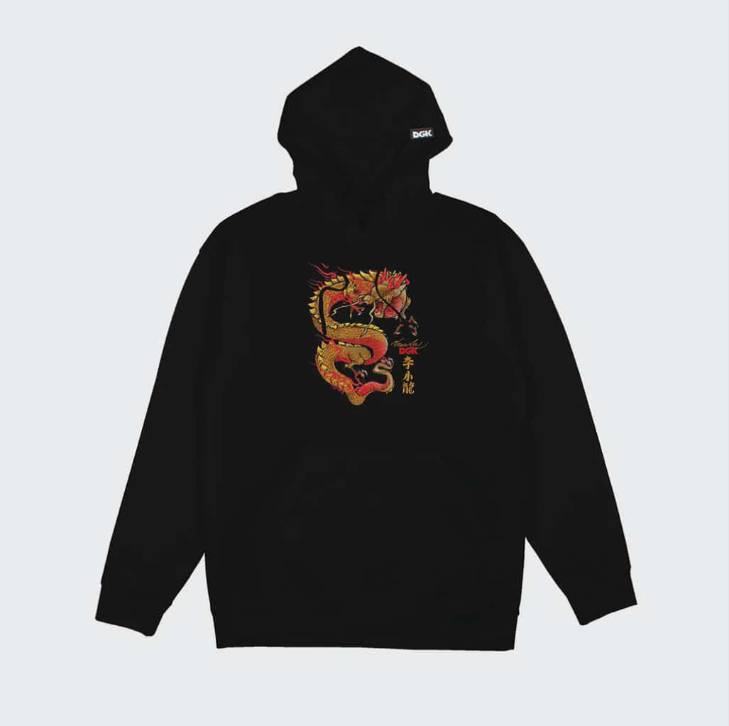 DGK x Bruce Lee Lil Dragon Hooded Fleece