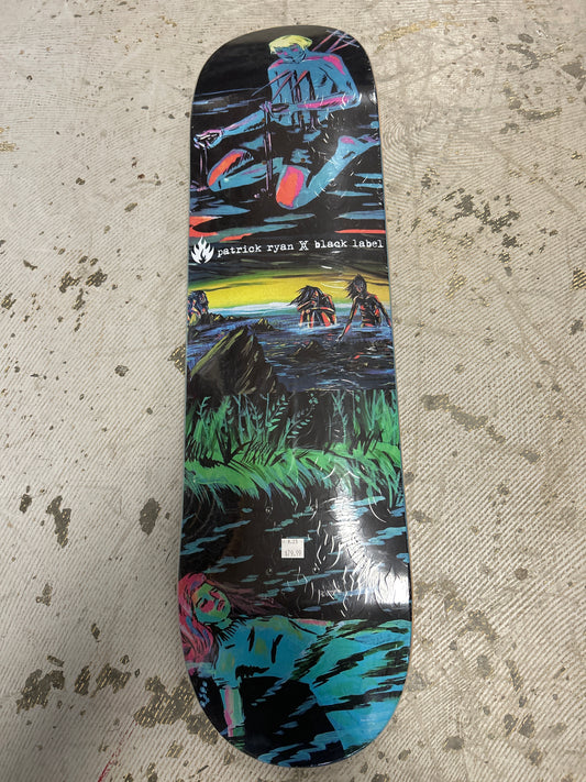 Black Label x Patrick Ryan 8.25 Embossed Flames