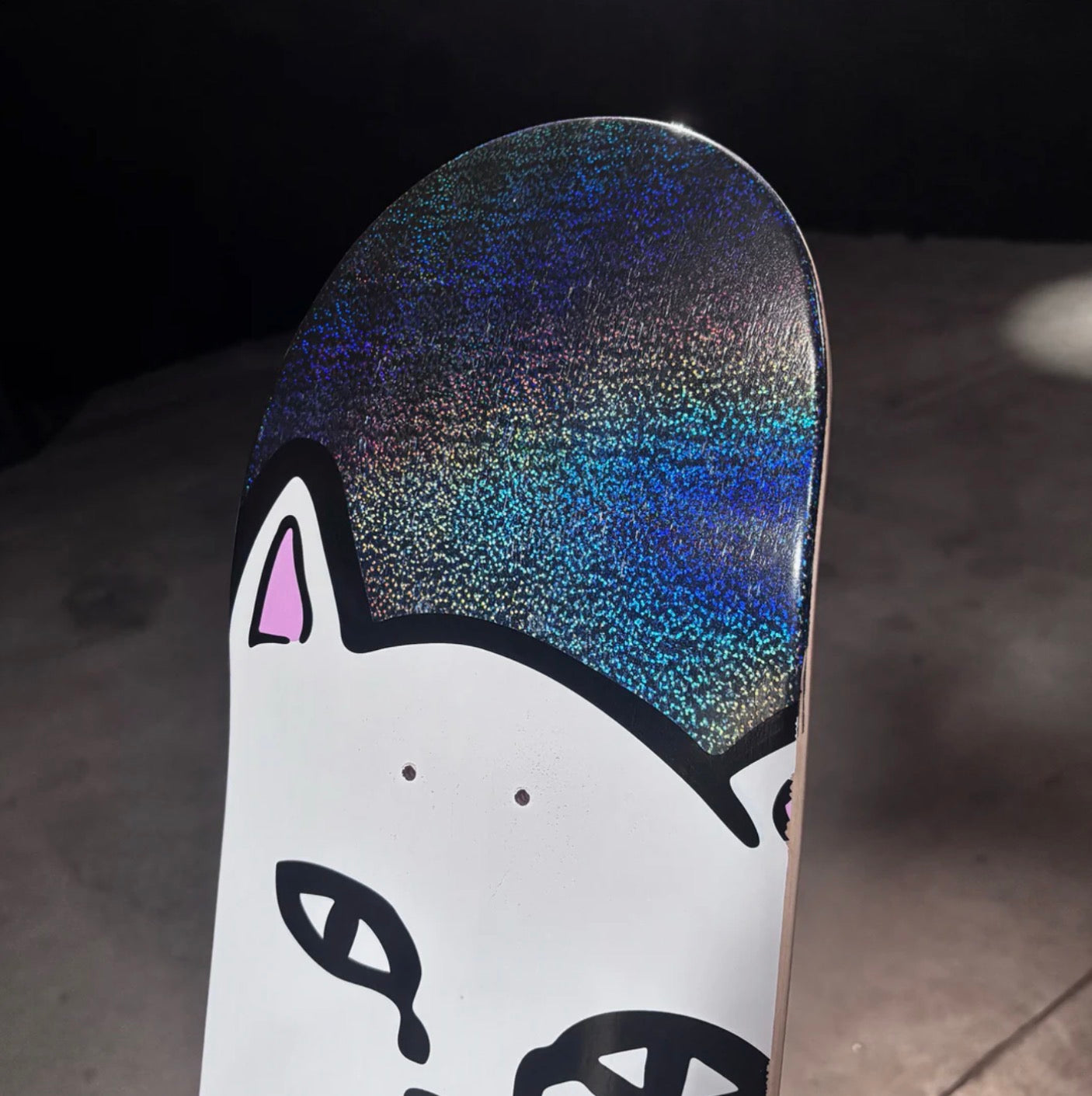 RipNDip Lord Nermal Glitter Foil Deck 8.25”