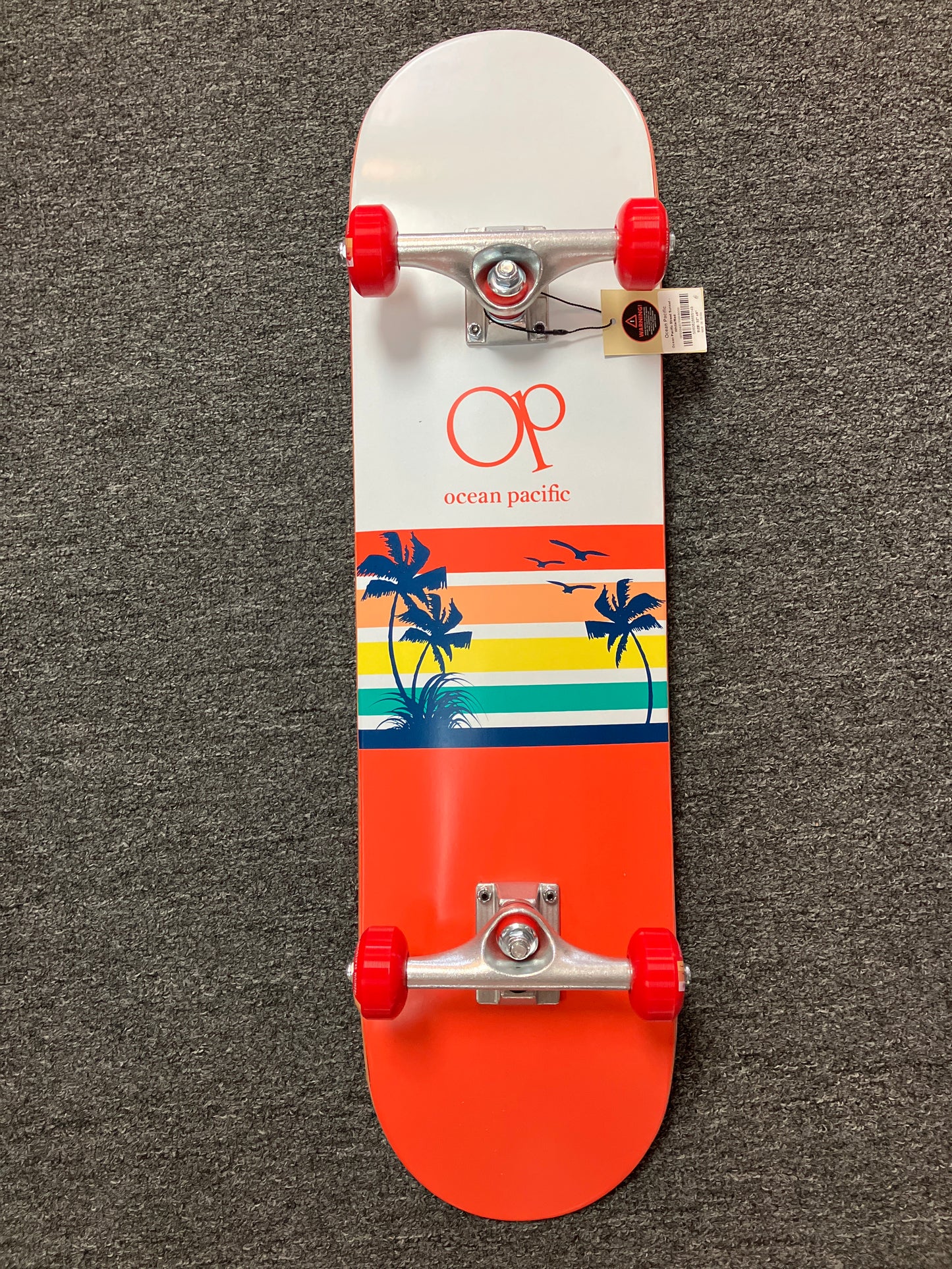 OP Complete Skateboard Sunset