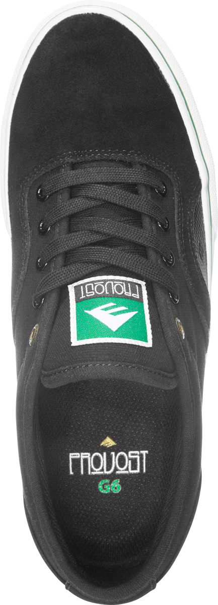 Emerica Provost G6 Shoes Black/White/Gold