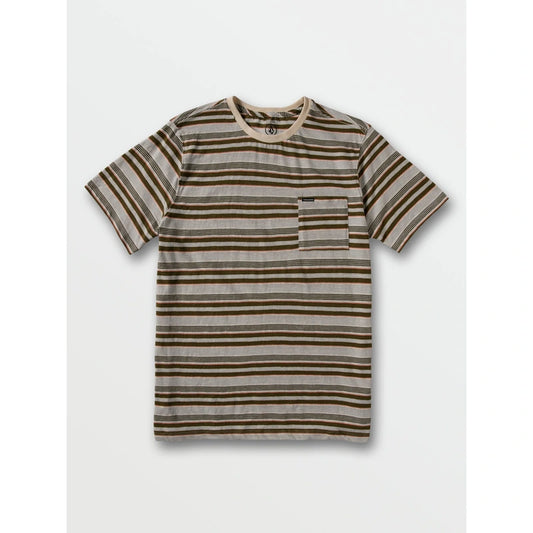 Volcom Wattage Stripe Crew Shirt Youth XL