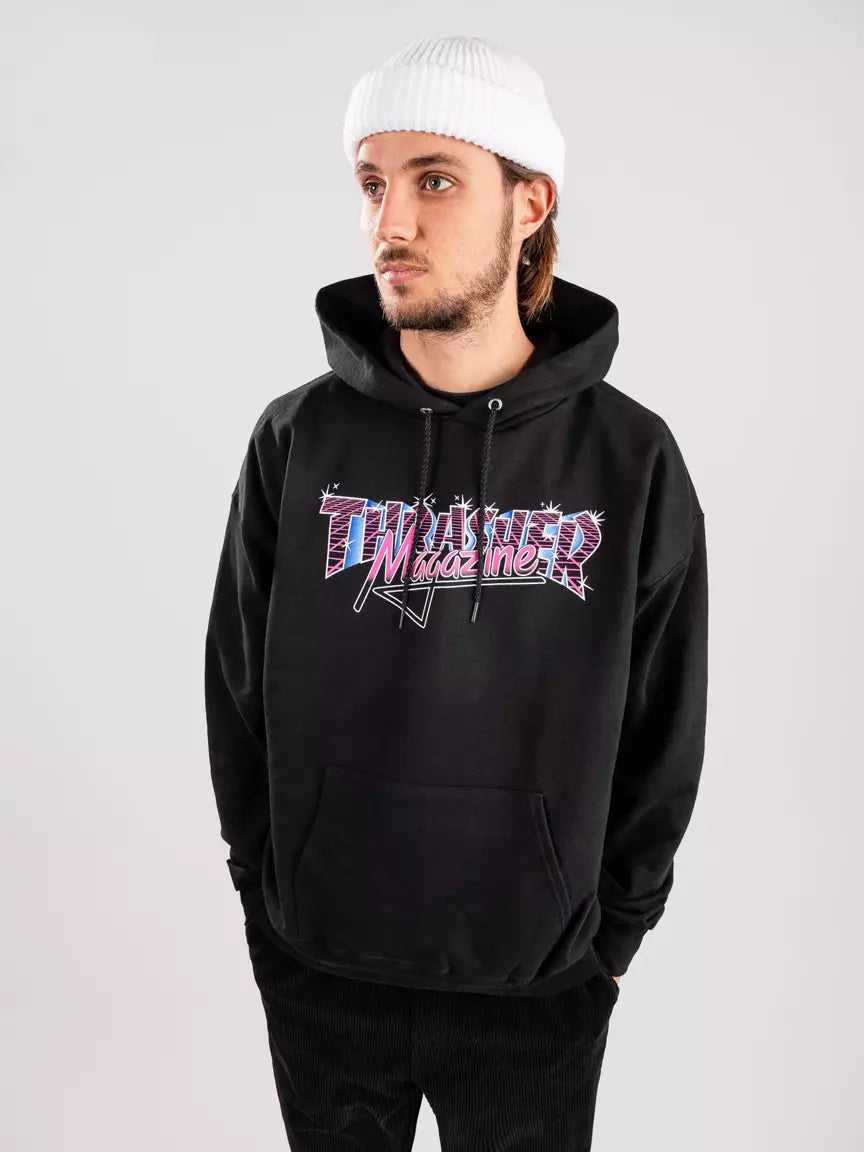 Thrasher Magazine Vice Logo Hoodie Black