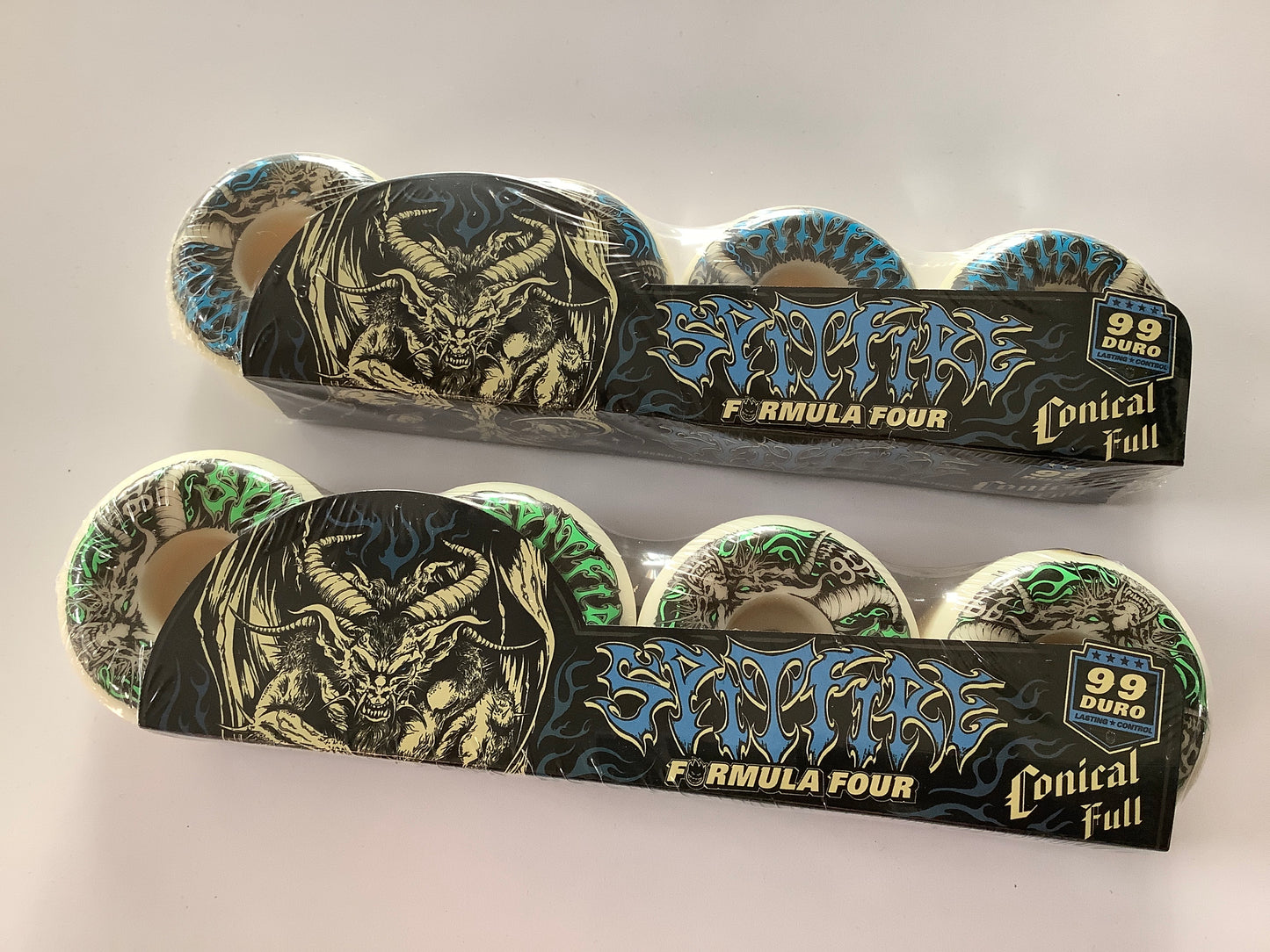 Spitfire F4 Skateboard Wheels Demon REDUX CONICAL FULL 99A